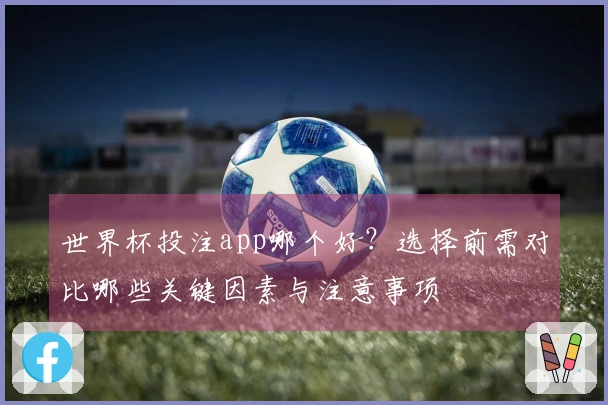 世界杯投注app哪个好？选择前需对比哪些关键因素与注意事项